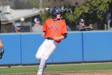 Jack Foote in a recent game for Fresno Pacific. He earned his second "Freshman of the Week' baseball award for the Sunbirds.
